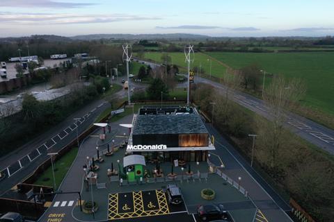 McDonald's first net carbon zero restaurant in Shropshire